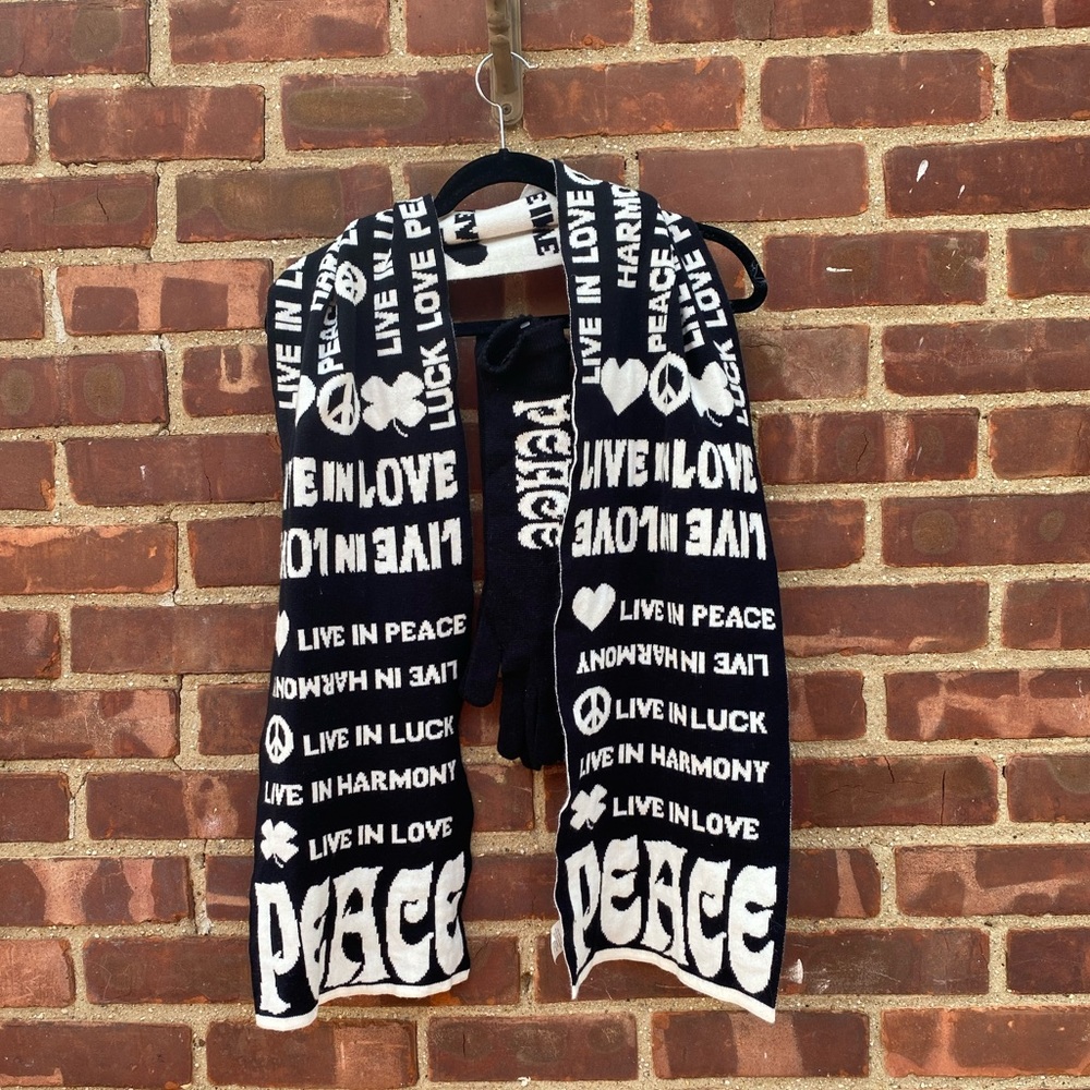 Lucky Brand Scarf and Glove Set